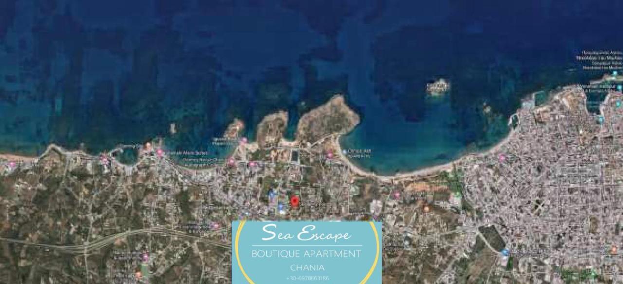 New Sea Escape Boutique Apt-Agii Aposto Li Beach Chania  Exterior foto